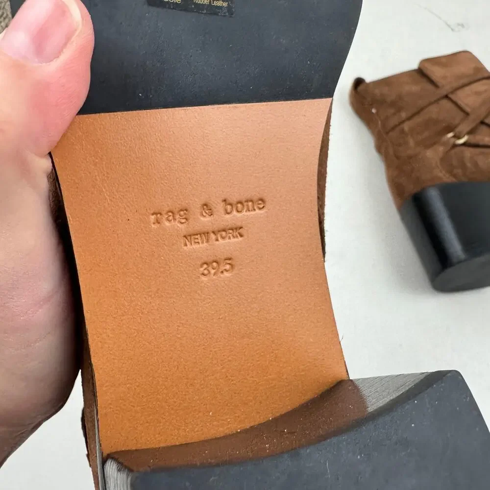 rag & bone brown suede